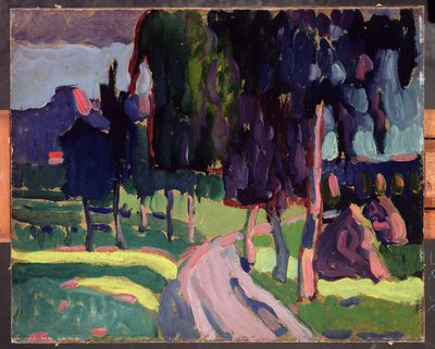 Sommer in Murnau, 1908 von Wassily Kandinsky